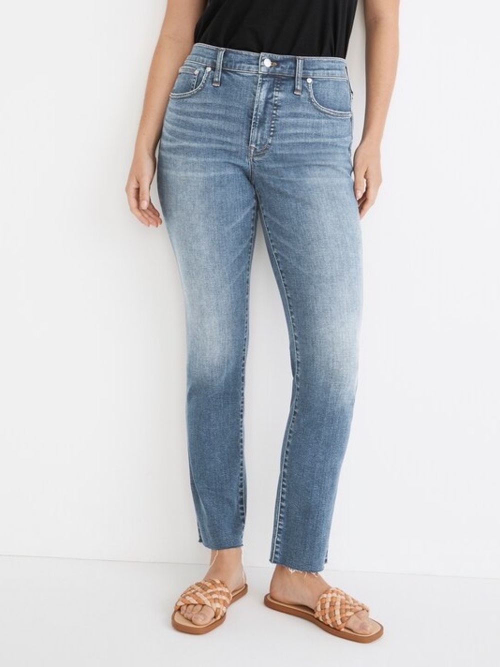 Madewell Mid-Rise Perfect Vintage Jean in Clearwater Wash NH566 Size 28